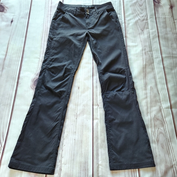 **SOLD** Prana "Halle Straight Convertible Pant" Low Rise Black | Women's Size 4 - Picture 4 of 13